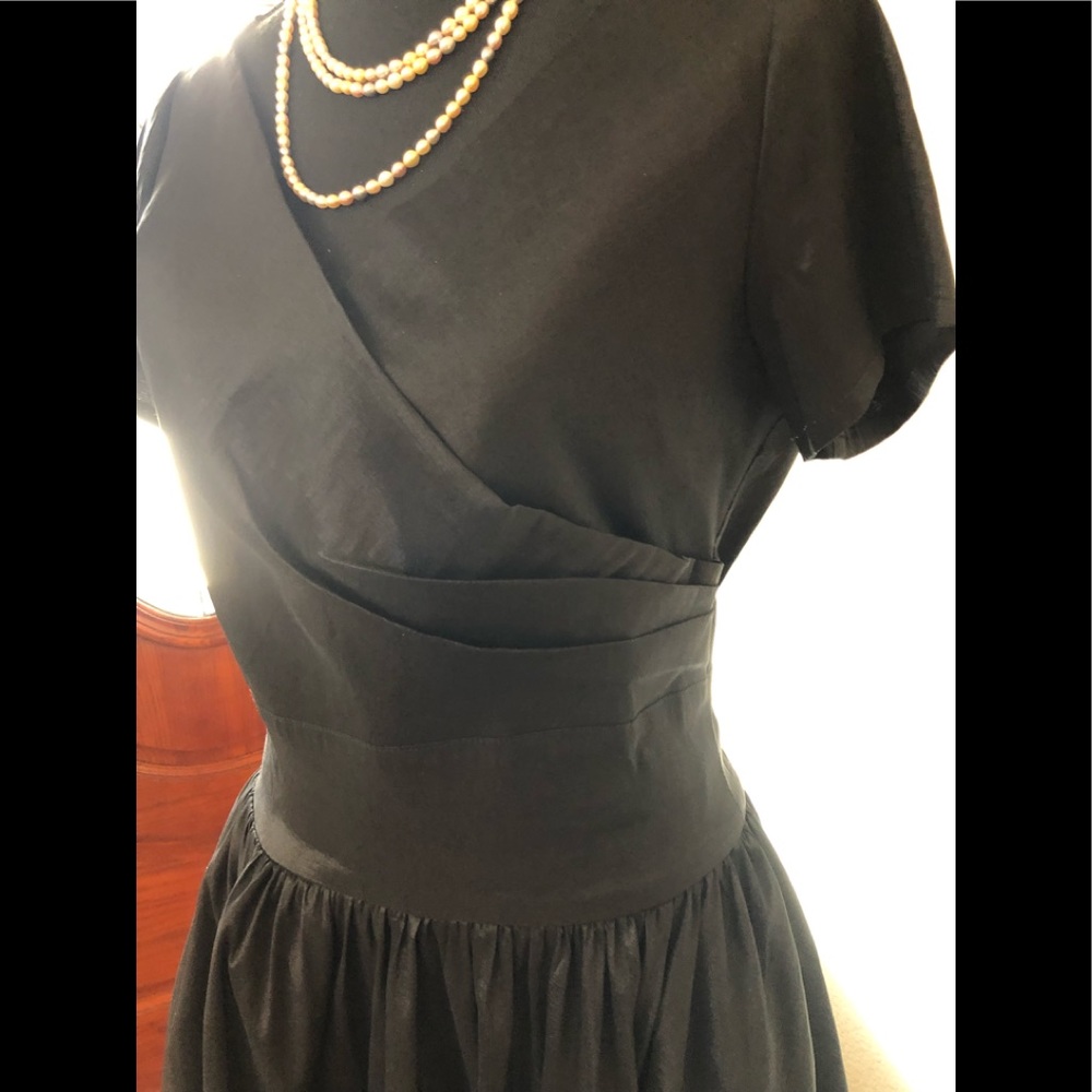 COUTURE  SATIN DRESS - Picture 4 of 6